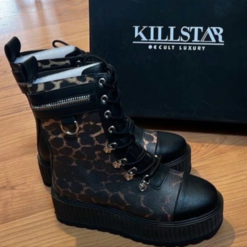 Killstar Leopard Boots